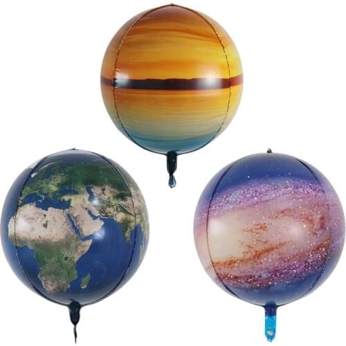 20Pcs 22inch 4D Earth Foil Balloons Earth Day World Map Balloons Green Day Air Ball Birthday Party Decorations Kids Ballon Decor
