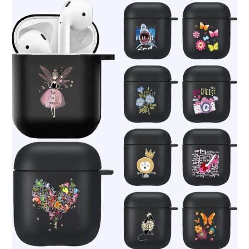 Airpod Cases for Apple Airpods 1st Gen Cute Patterns Wireless Bluetooth Earphone Charging Box Silicone Cases for AirPods 2nd Gen