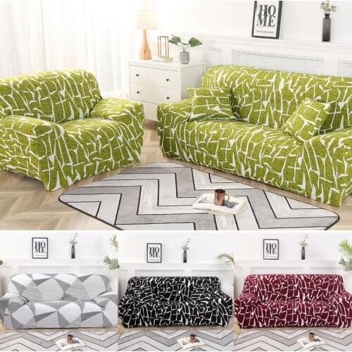 String printed sofa covers for living room couch cover 1/2/3/4 seat sofa chair cover stretch material case for sofa