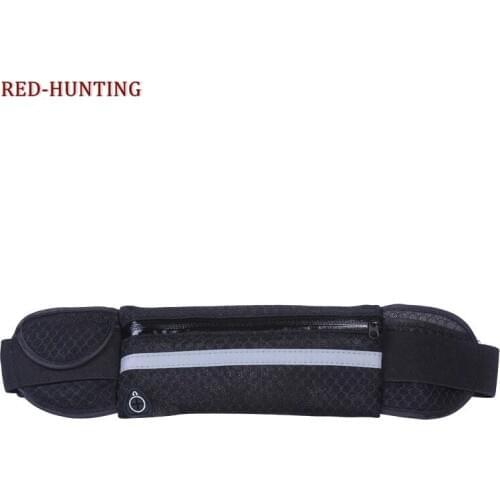Unisex Waterproof Running Waist Bag Portable Elastic Gym Bag for Running Travel Camping Cellphone Holder Waist Pouch