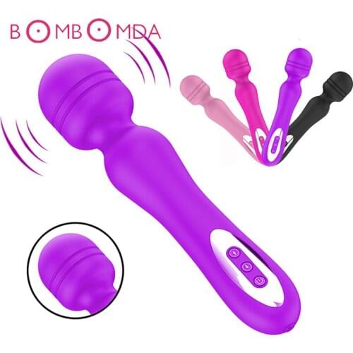 Magic Stick AV Vibrator For Woman Sex Products AV Vibrator USB Rechargeable Sex Toys For Woman Dildo Clitoral Stimulate Massager