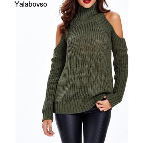 Женские пуловеры с открытыми плечами Yalabovso China At AliExpress