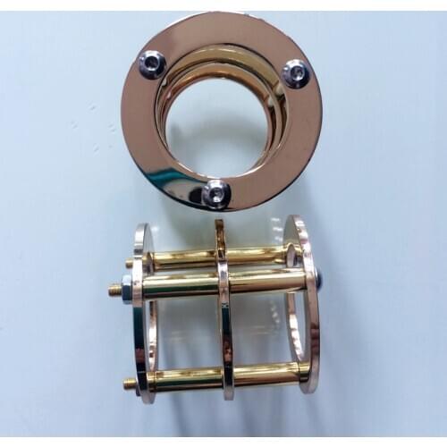 1pc Tube Shield 24K Gold-plated Copper for Tubes of 12AU7, 12AX7, 6N1, 6N3, 6N6 DIY for your HIFI Tube Amplifier Free Shipping 2