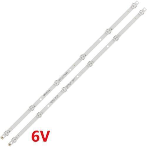 2 pcs New 6LED 583mm 6V LED backlight strip for TX-32ER250ZZ 4708-K32WDC-A2113N01 A1113N01 K320WDC2B K320WDC1 A2 K320WDC1176021