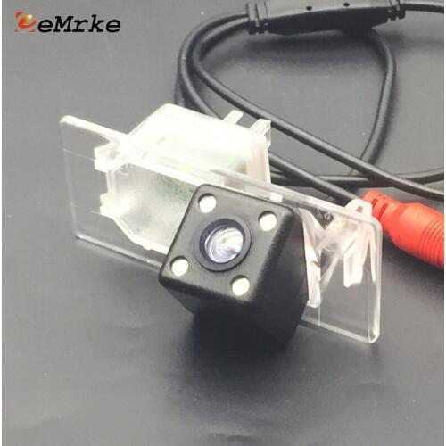 EEMRKE 4 LED CCD HD Car Rear View Backup Cameras for VW Touareg Sharan Tigaun Phideon Cayenne Reverse Parking Camera NTSC