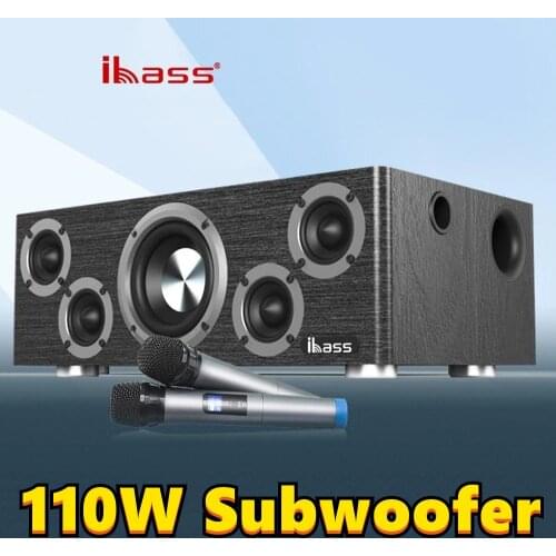 110W Bluetooth Speaker Home Theater Echo Wall Amplifier Sound Blaster DSP Sound Processing PC TV Soundbar Subwoofer Music Center