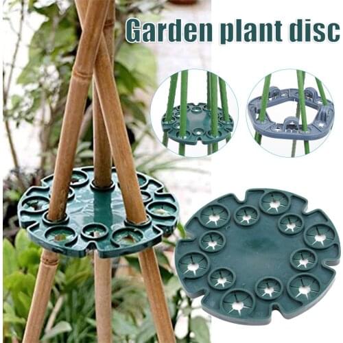 Bamboo Cane Holder Plant Garden Stake Connectors Support Connectors for Garden Climbing Plants _WK