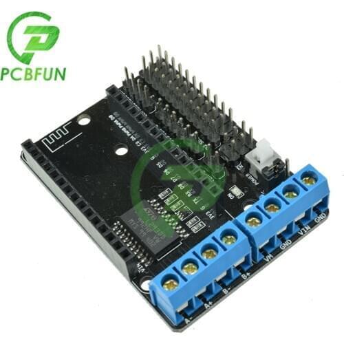 For IT NodeMCU Internet Motor Shield Board L293D for ESP-12E from ESP8266 Esp 12E Kit Diy for Toy Wifi Smart Car Remote Control