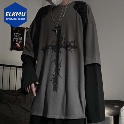 Мужские длинные футболки ELKMU China At AliExpress