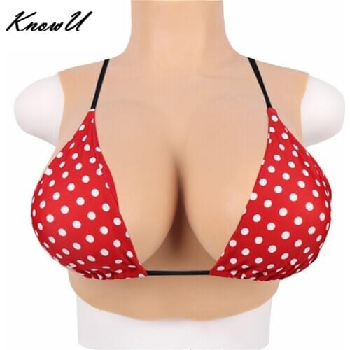 KnowU G Cup Breast Forms Top Quality Boobs Silicone Artificial Enhancer Crossdress Transgender Transvestite Cosplay