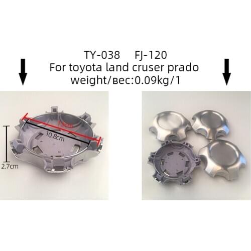 4Pcs Wheel Center Caps Hub cover Hubcaps Fit Many SUV For Toyota Land Cruiser Prado fj120 Car Rim Dust Cover