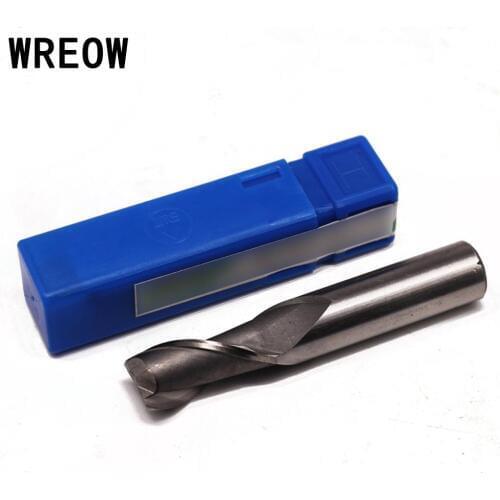 2 Flute HSS Straight Shank End Mill Router Bit 4mm 6mm 8mm 10mm 12mm CNC Machines Cutter Woodworking Tool Milling Wood Cutter