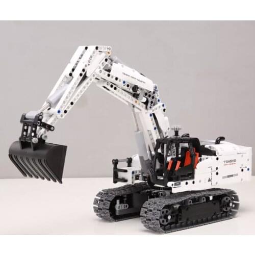 Xiaomi OneBot Engineering Excavator Building Blocks Toy Kids Gift Crawler Simulation console Mechanical transmission 900+ parts