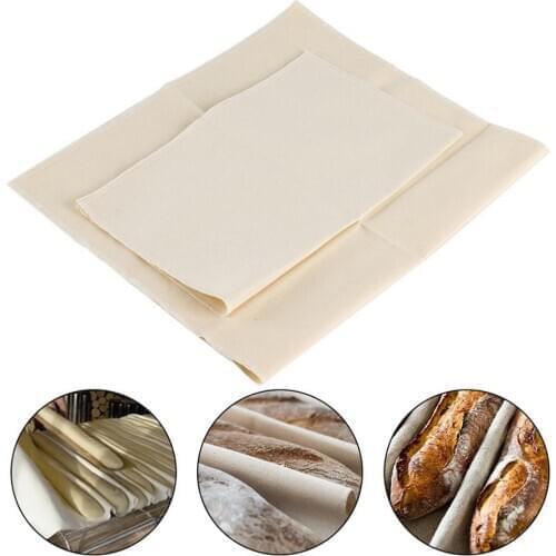 Bread Dough Pastry Baking Mat Cushion Cotton Fermented Cloth Kitchen Bakery Tool Fermented Cloth Linen Rag Baking Mat Dough Pans