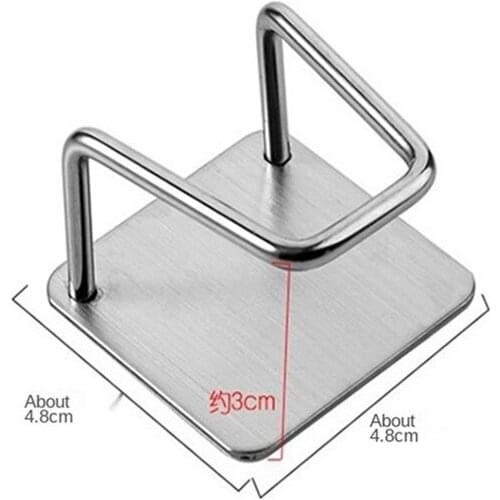 Kitchen Stainless Steel Sink Sponges Holder Self Adhesive Drain Drying Rack Kitchen Wall Hooks Accessories Storage Organizer