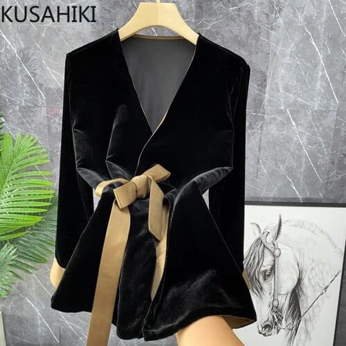 Женские пиджаки KUSAHIKI China At AliExpress