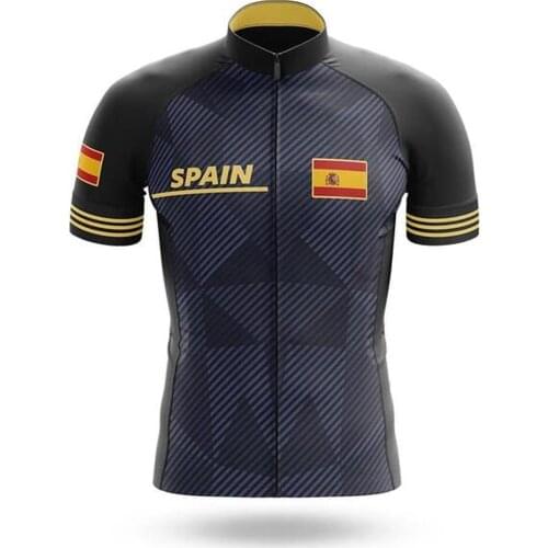 2020 Spain team bicycle clothes men Breathable bike jersey wear summer quick dry short sleeve cycling jersey for men women