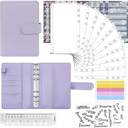 Budget Binder Set-28 Pieces of Budget Binder,Money Saving Binder, Cash Envelope for Budget and Financial Management