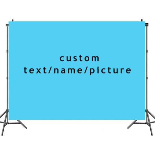 Custom Backdrop DIY Name Picture Text Birthday Photography Background Game Printed Wall Decoration Party Supplies Boy Girl Gift