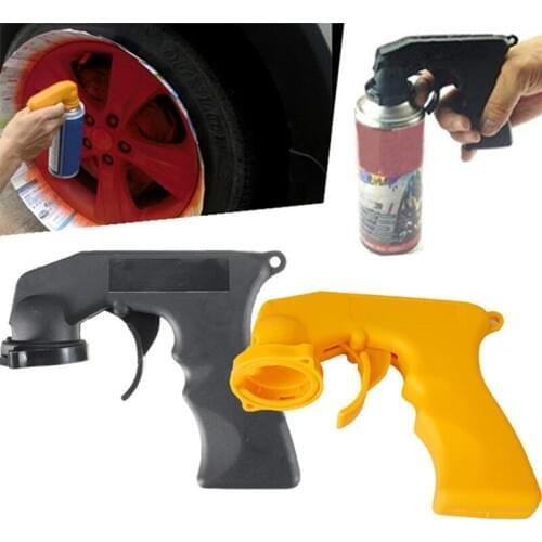 Car Paint Spray Tool Professional Aerosol Spray Gun Handle Adapter Full Grip Handle Trigger Airbrush For Auto Painting Polish