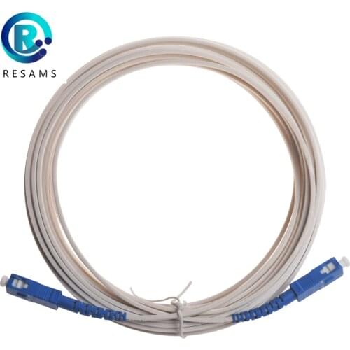 Resams FTTH Low Loss And High Quality Affordable Armored 1core 2core 4core Anatel Fiber Optical Drop Cable Patch Cord