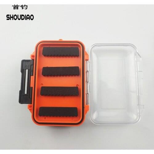 SHOU DIAO Maximumcatch Waterproof Fly Fishing Box With Slit Foam Fish Lure Hook Bait Fly Box Fishing Tackle Box Freeship