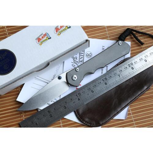 JUFULE OEM Large Sebenza 25 CPM S35vn TC4 titanium handle folding vegetables fruit pocket camping hunt EDC tool kitchen knife