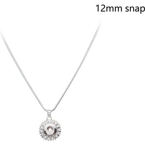 SN12-9 colar pingente metal Pendant & necklaces charm chain fit chain necklace 12mm ginger snaps buttons charm