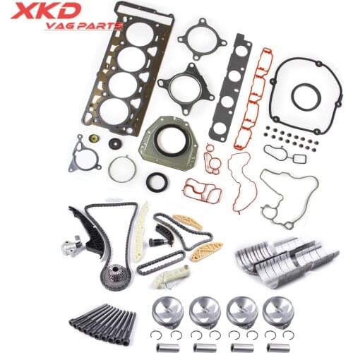 1.8T Piston Ring&Timing set&Engine Repair Set For V-W Passat CC Golf MK6 Aud-i A3 A5 TT 21mm