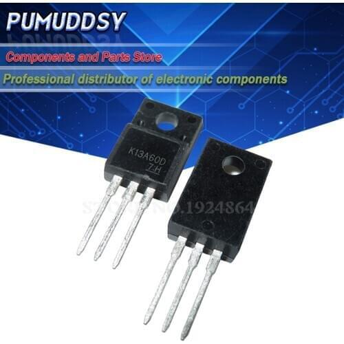 10PCS TK13A60D TO-220F K13A60D TO220F TK13A60 TO-220 13A60 N-Channel