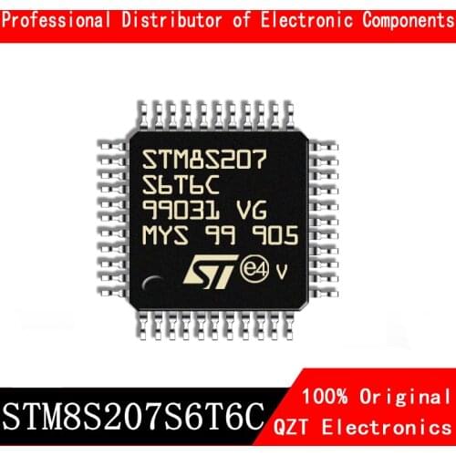 5pcs/lot new original STM8S207S6T6C STM8S207 LQFP44 microcontroller MCU In Stock