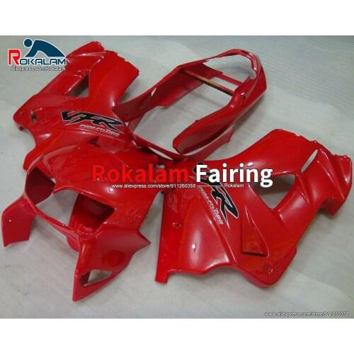 Aftermarket Bodywork For Honda VFR800 98 01 VFR 800 1998 1999 2000 2001 Motorcycle Red Fairing Kit Motorbike Cowling