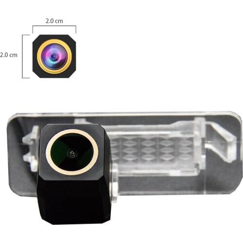 Misayaee Golden HD Car Rear View Reverse Camera Plate Light for Mercedes Smart Fortwo cabrio W453 2014 2015 2016 2017 2018