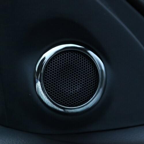 Car Interior door audio loud speaker trim cover sticker for Mitsubishi outlander peugeot 2013-2020 accessories Car styling