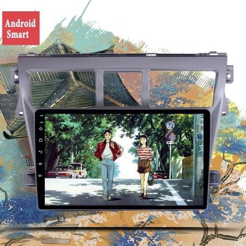 Car Radio For Toyota vios YARiS 2007-2012 Octa Core Android 10.0 Car DVD GPS Navigation Player Deckless Car Stereo Tape Recorder