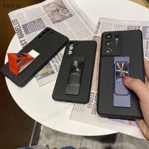 Camera Lens Protective Phone Case For Samsung Galaxy S21 Ultra Plus Solid Color Matte Back Cover For Samsung Note 20 Ultra Case