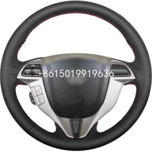 Car Steering Wheel Cover Wrap Cover Car interior decoration For Honda Accord 8 Coupe 2008-2012