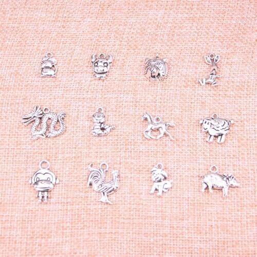 Женские кулоны знаки зодиака DELAIWEN China At AliExpress