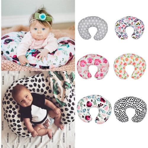 Baby U-shaped Breastfeeding Pillowcase Multi-function Printed Pillow Cover C5AF