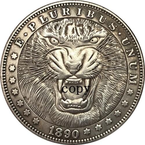 Hobo Nickel 1890-CC USA Morgan Dollar COIN COPY Type 109