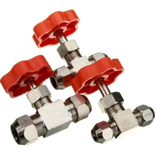Needle valve brass, 8 mm