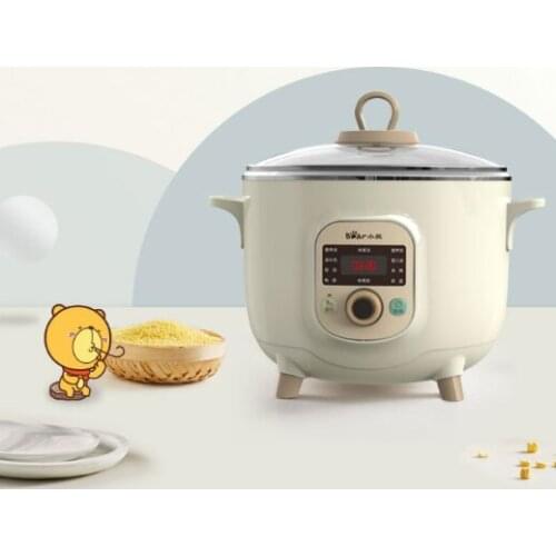 Ceramic water-proof birds nest congee automatic large capacity home soup electric stew pot J03