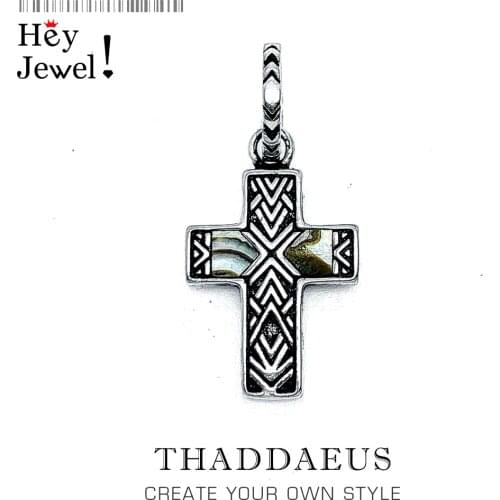 Pendant Personal Lucky Cross,2021 Summer Brand New Jewelry Europe Bijoux 925 Sterling Silver Ethnic Gift For Women Me