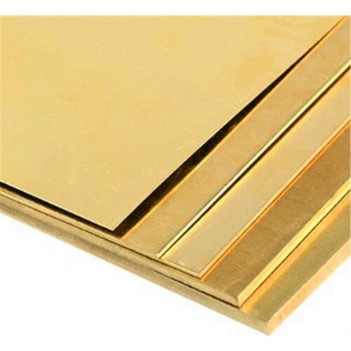 Thick 1mm 2mm 3mm x 50mm x 50mm Brass Strip Copper Sheet Foil Metal Thin Plate Latten