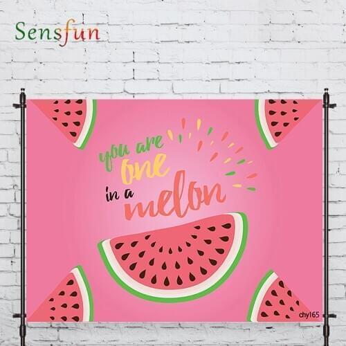 LEVOO Photography Studio Watermelon Summer Fruit Cool Pink New Born Photography Backdrop Camera Fotografica