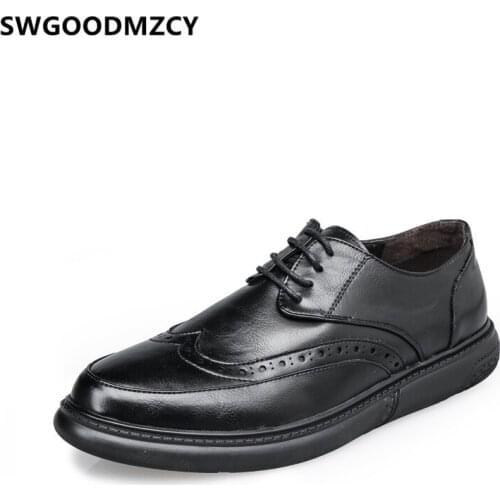 Brogues Men Leather Shoes Mens Casual Shoes Hot Sale Designer Shoes Men High Quality Chaussure Cuir Homme Calzado Hombre Ayakabı