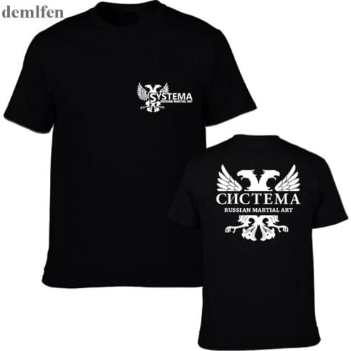 New Systema Spetsnaz Russian Army Martial Art Hand To Hand Combat T-shirt Mens Tops Tees Man Cotton T Shirt