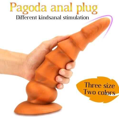 Newest Huge Dildo Butt Plug Massage Anal Toy for Woman Men Gay Orgasm Stimulate Anal Plug Bead Dildos Sex Toys Anal Beads