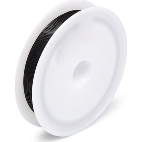 Pandahall 0.45mm 50m/roll Stainless Steel Beading Wire Tiger Tail DIY Jewelry Thread Findings Colored