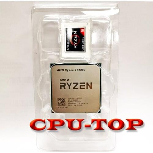 AMD Ryzen 5 5600G R5 5600G 3.9GHz Six-Core Twelve-Thread 65W CPU Processor L3=16M 100-000000252 Socket AM4